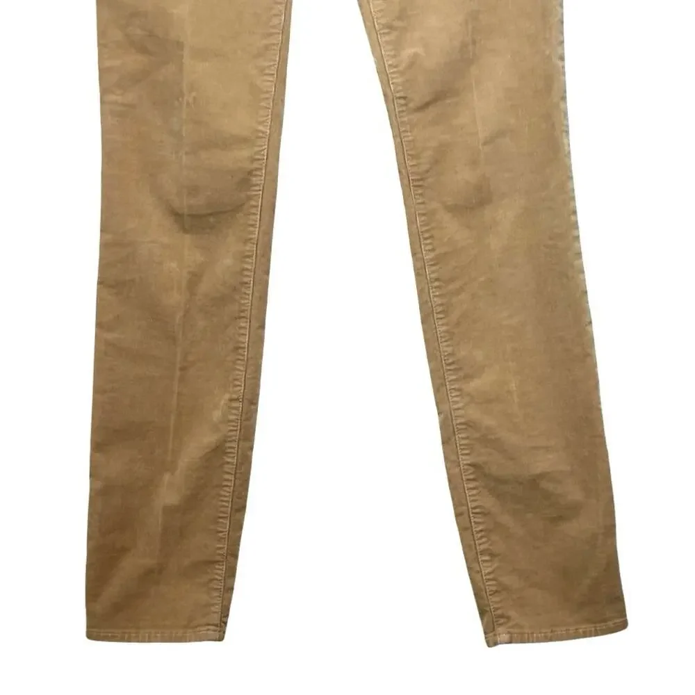 Tory Burch Women’s Slim Fit Corduroy Pants Tan Size 28